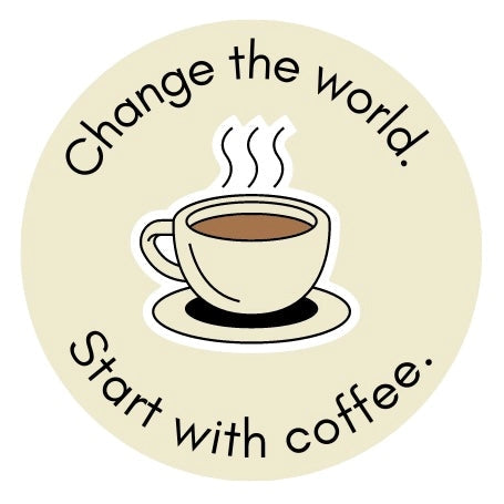 Change The World Vinyl Sticker