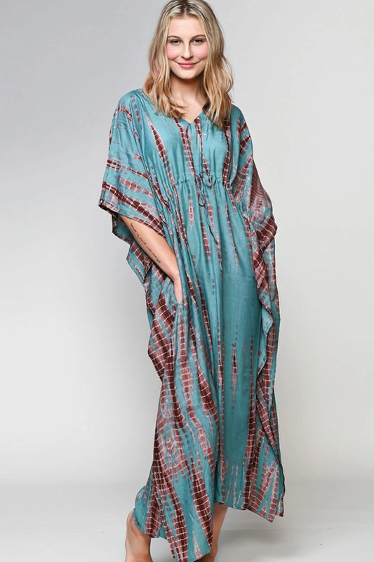 Shibori Caftans