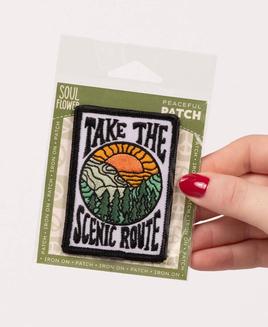 Take the Scenic Route Iron-On Patch