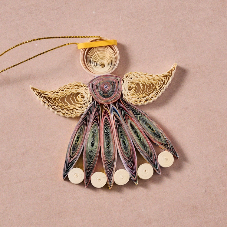 Diu Quilled Angel Ornament