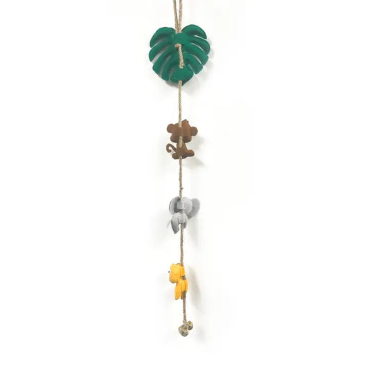 Felt Jungle Animal Garland Wall Hanging