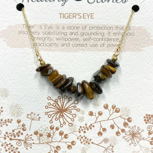 Uplifting Stones Tiger's Eye Necklace