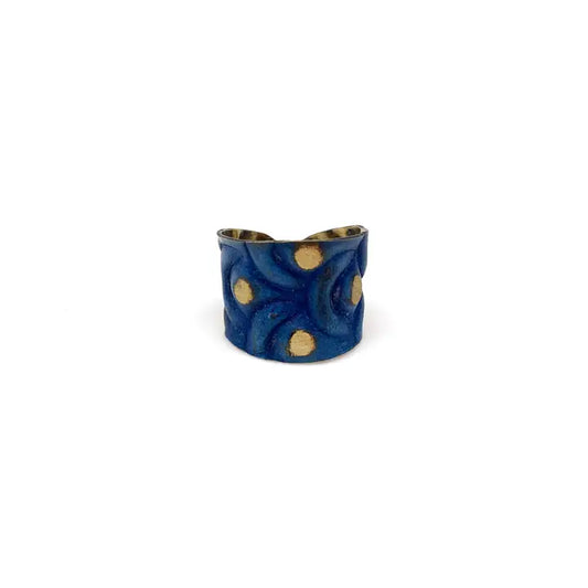 Brass Patina Cuff Ring