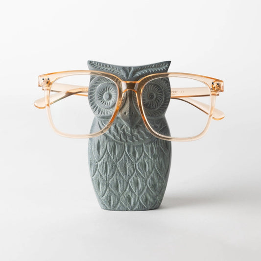 Soapstone Owl Eyeglass Holder