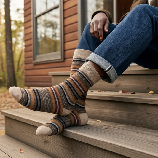 Striped Tierra Alpaca Socks