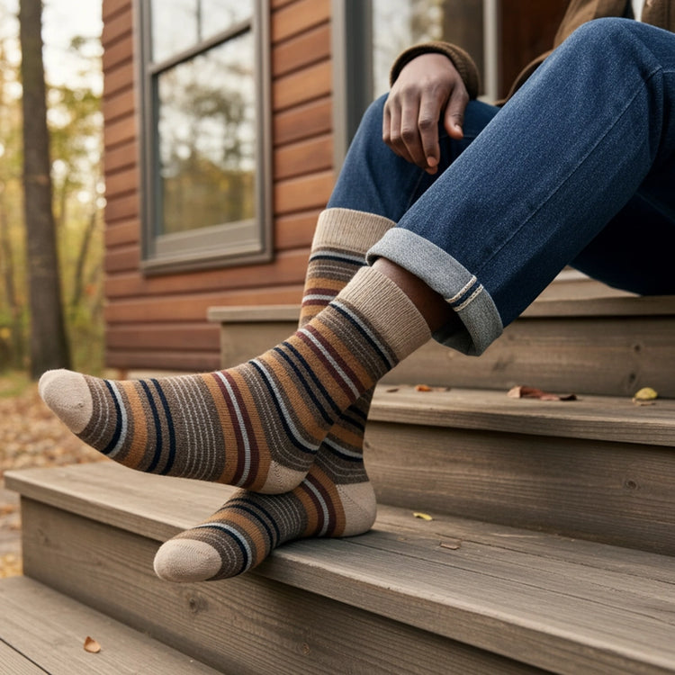 Striped Tierra Alpaca Socks