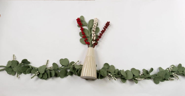 Felt Winterberry Ilex Stem