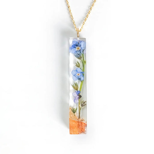Forget-Me-Not Remembrance Pendant
