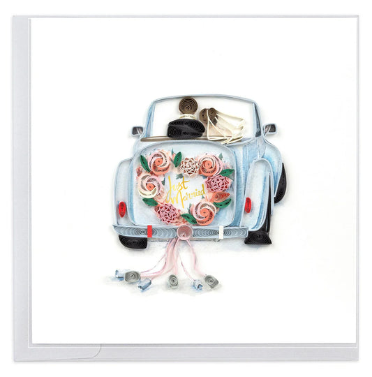 Quilling Card Just Married