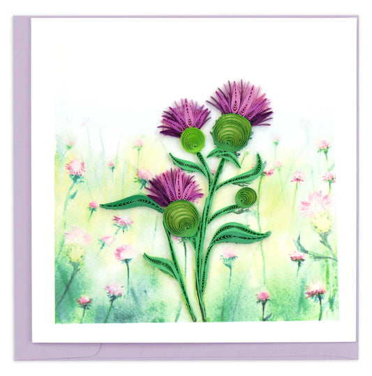 Thistle Everyday Quilling Card
