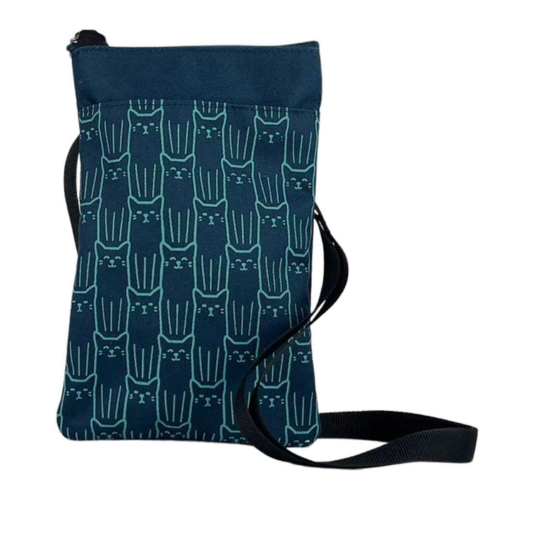 Cat Print Phone Carrier Crossbody