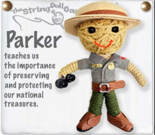 Parker the Park Ranger String Doll Keychain