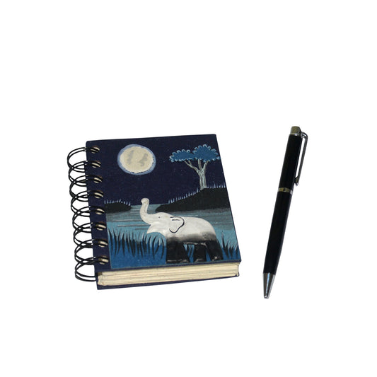 Small Elephant Notebook Midnight Blue