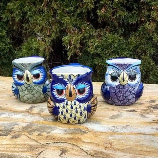 Fair Trade Handmade Ceramic Guatemalan Owl Coffee Mug