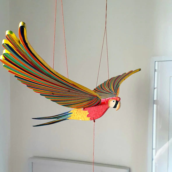 Parrot Macaw Flying Bird Mobile
