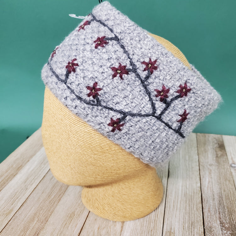 Embroidered Ear Warmer
