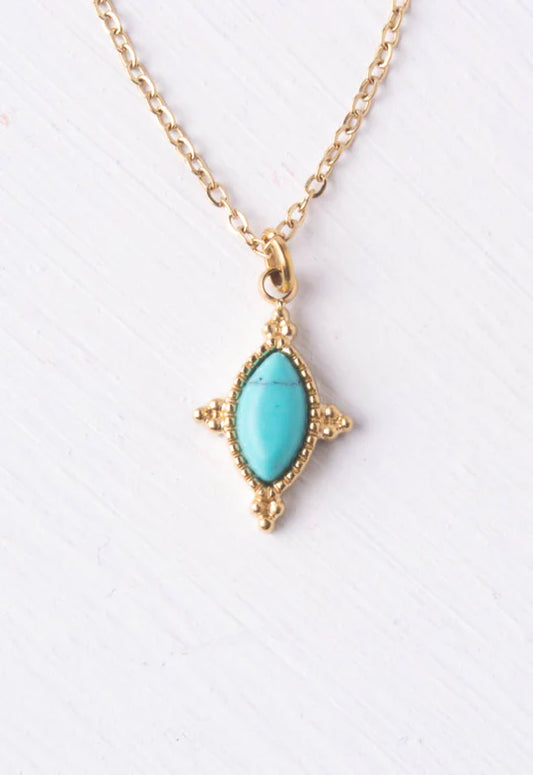 Forgiven Necklace in Turquoise