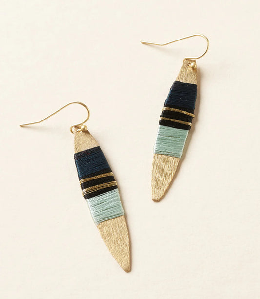 Kaia Earrings - Surf Drop