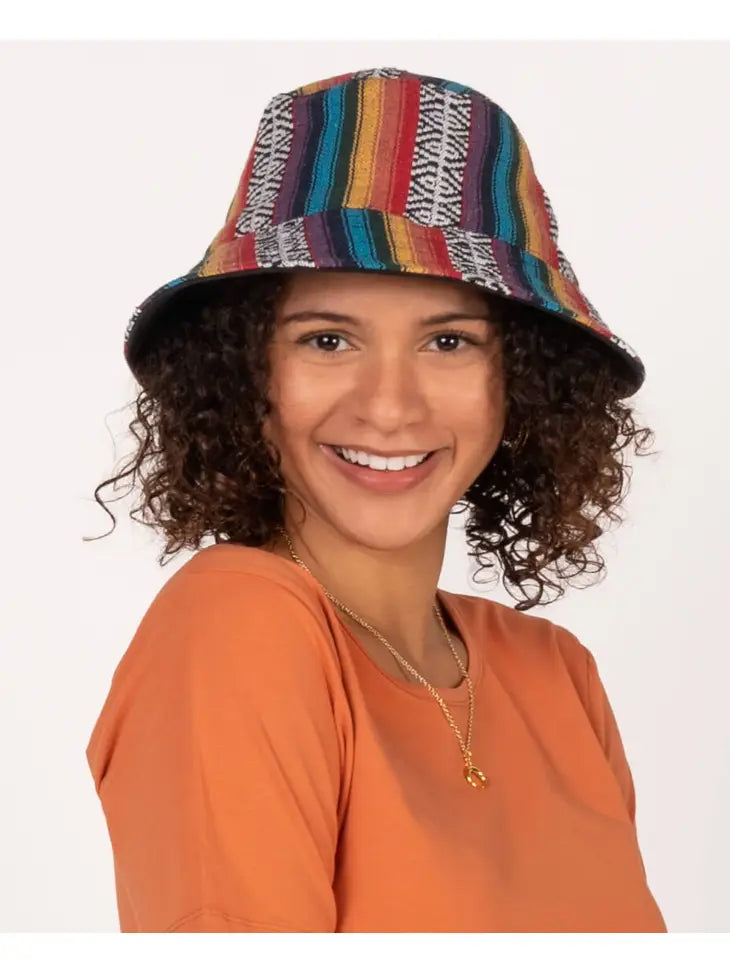 Reversible Canvas Bucket Hat