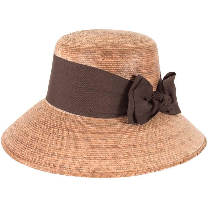 Somerset Bow Woven Palm Hat