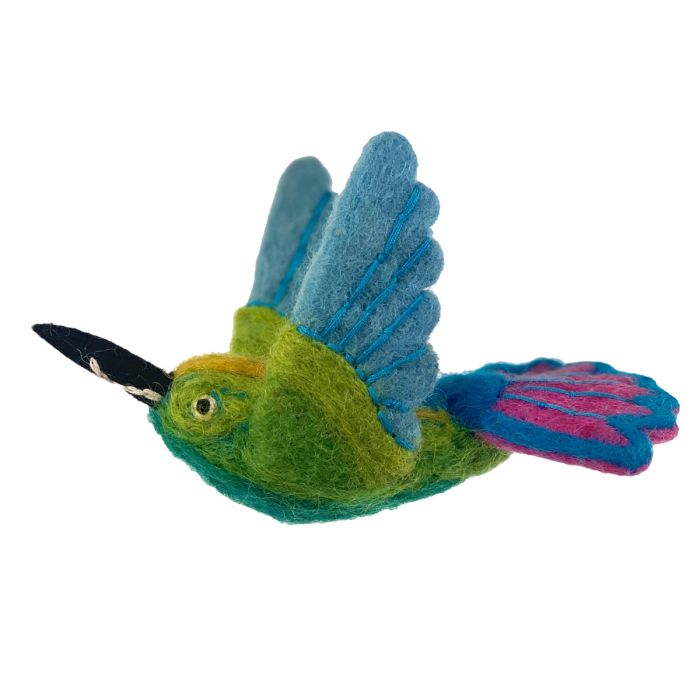 Hummingbird Woolie Bird Ornament