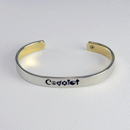 Coexist Mixed Metal Bracelet