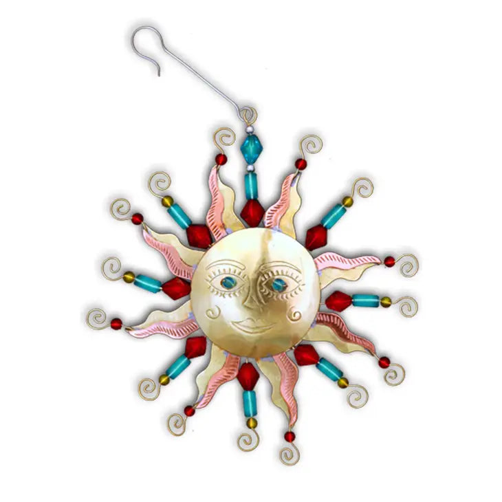 Summer Sun Upcycled Ornament