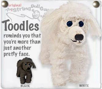 Toodles the Poodle String Doll Keychain