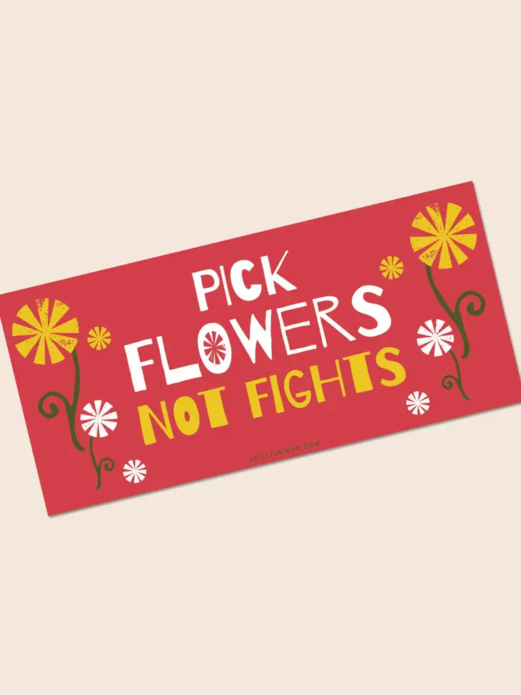 Soul Flower Peaceful Protest Sticker