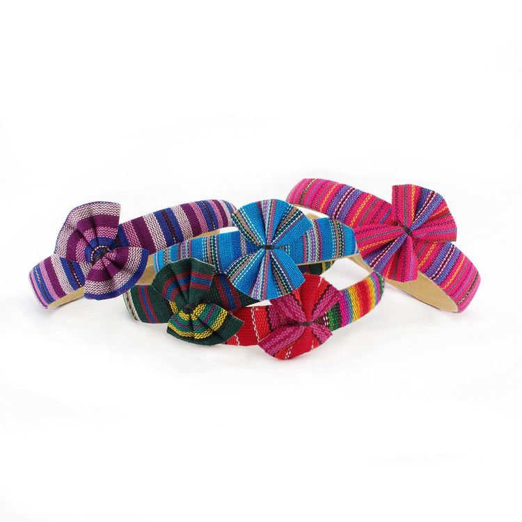 Lucia's World Emporium Fair Trade Handmade Guatemalan Headband with Bow