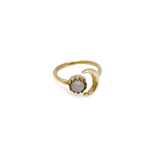 Tanvi Moonstone Ring