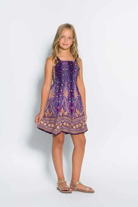 Girl's Boho Summer Dress