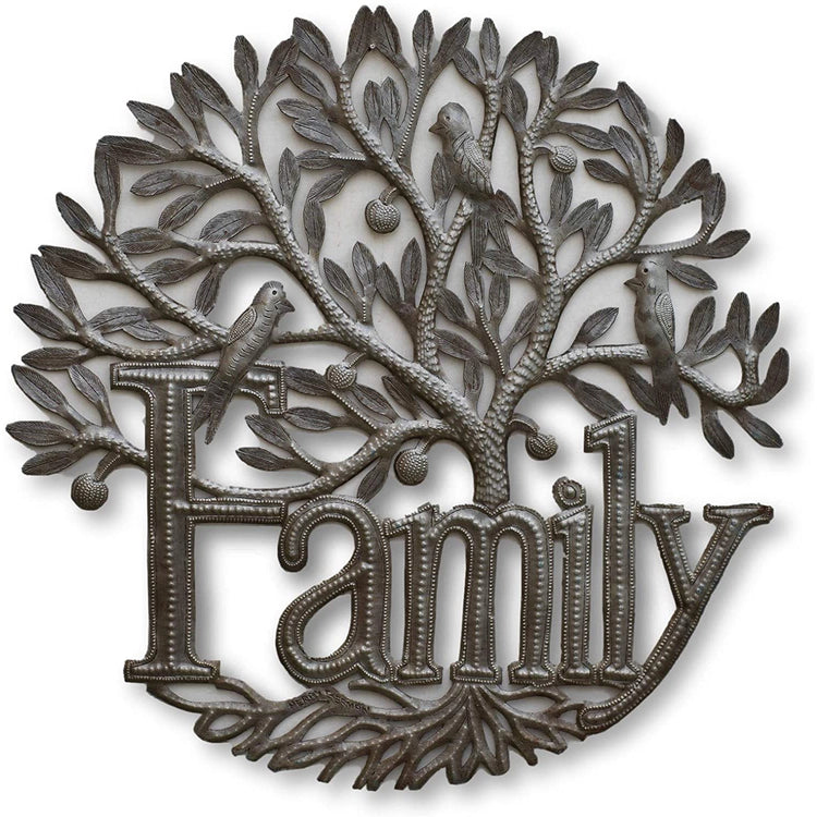 Family Tree of Life Metal Wall Art