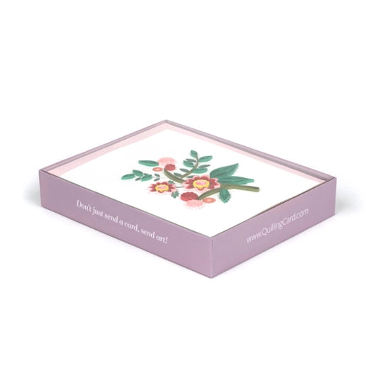 Floral Quilling Card Box Set