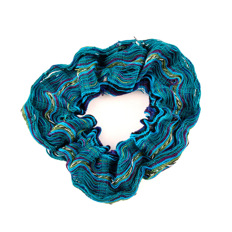 Lucia's World Emporium Fair Trade Handmade Guatemalan Scarf Scrunchie