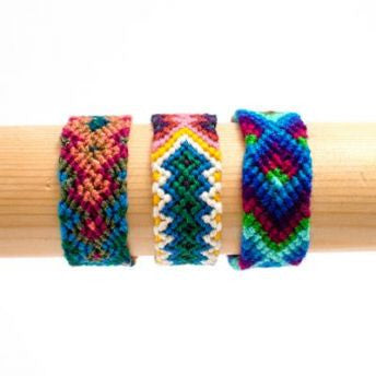 Lucia's World Emporium Fair Trade Handmade Guatemalan Woven Friendship Bracelet