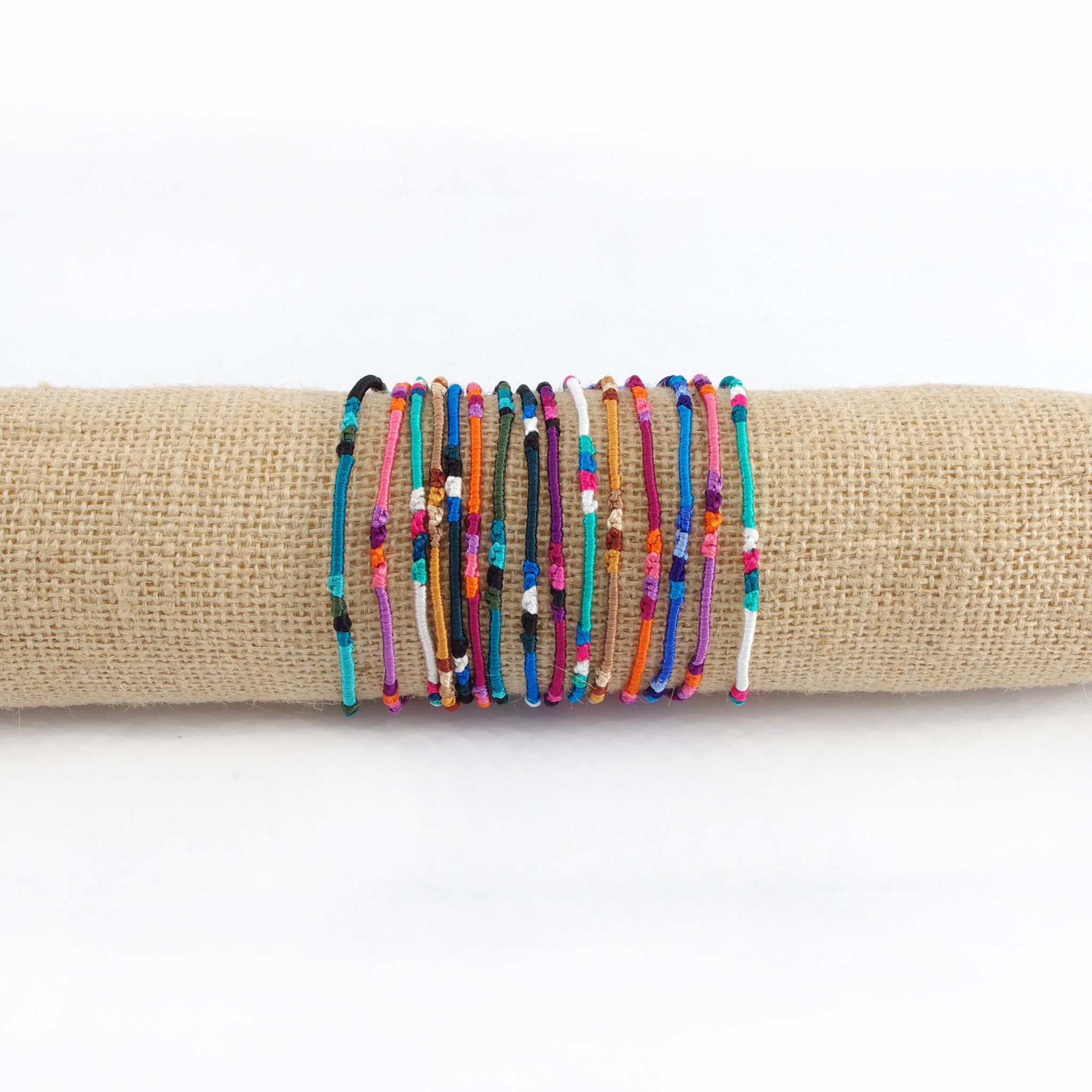 Fair Trade Round Silk Friendship Bracelet – Lucia's World Emporium