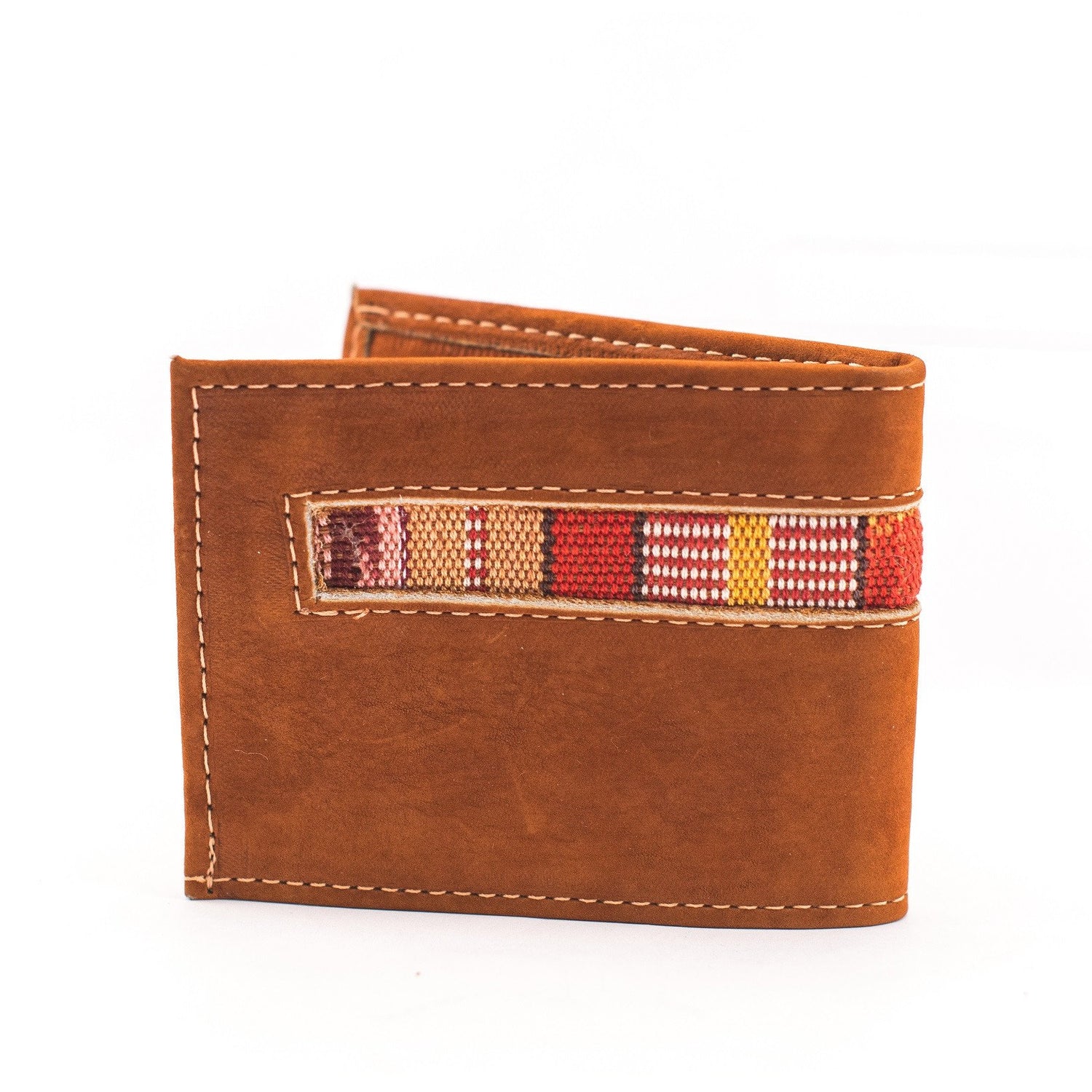 Lucia's World Emporium Fair Trade Handmade Guatemalan Men's Leather Wallet