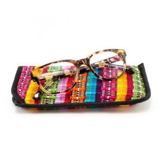 Lucia's World Emporium Fair Trade Handmade Guatemalan Comalapa Eyeglass Case