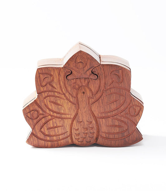 Peacock Puzzle Box