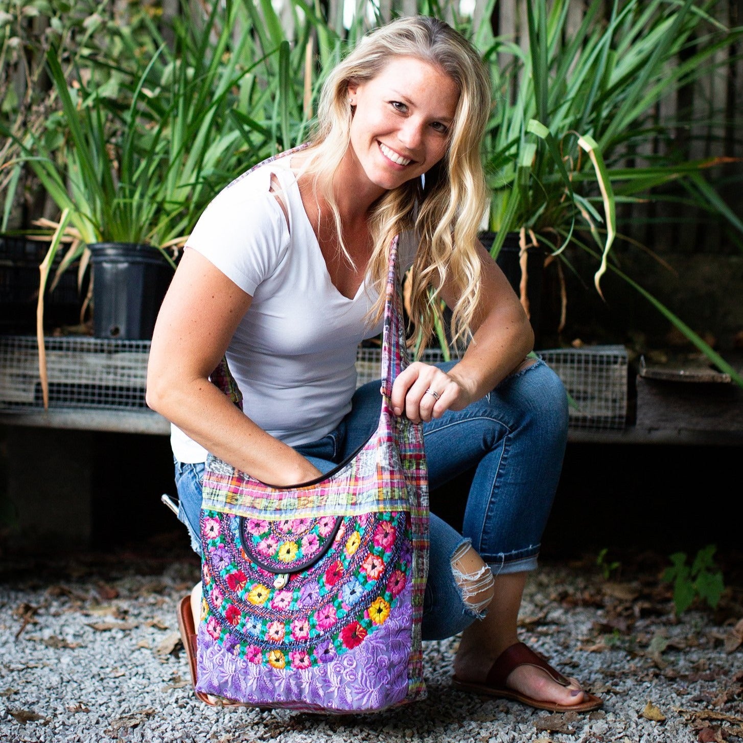 Fair Trade Recycled Guatemalan Huipile Purse