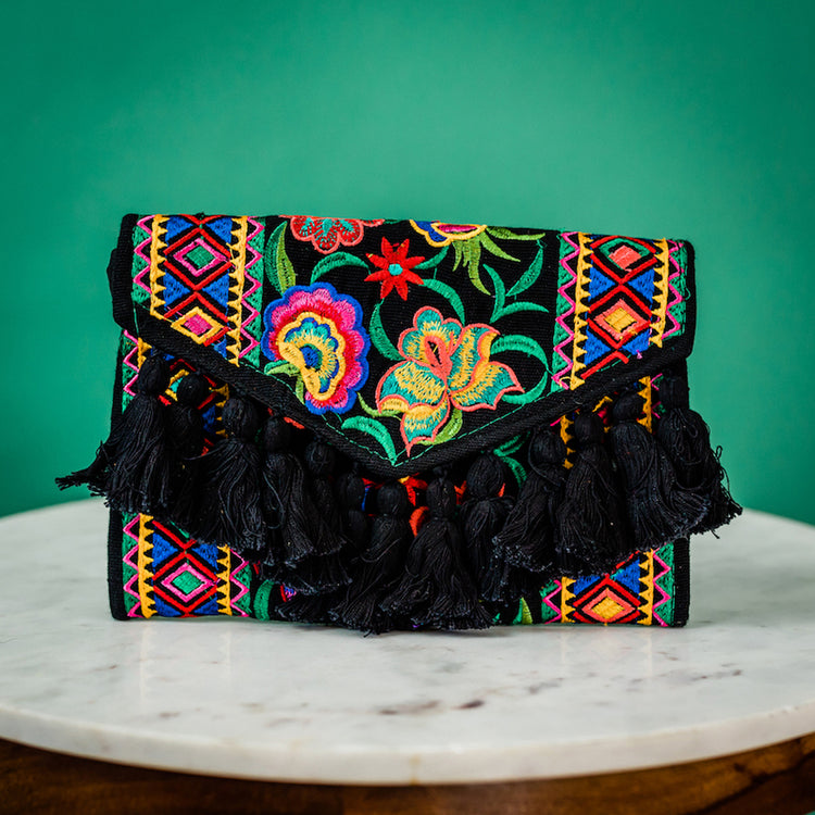 Tassle Fiesta Clutch