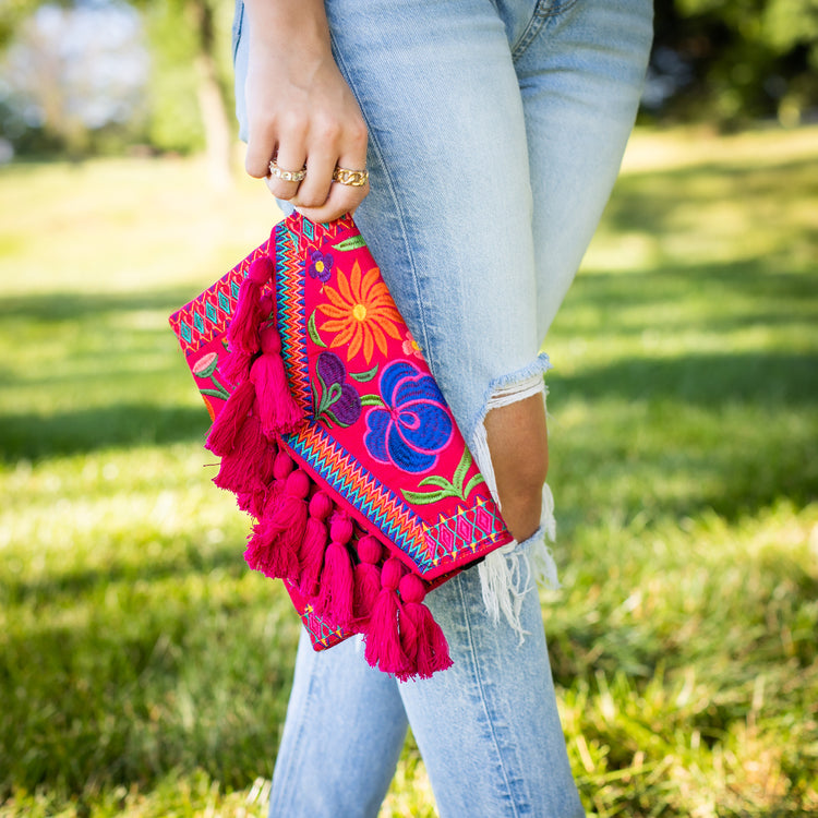 Tassle Fiesta Clutch