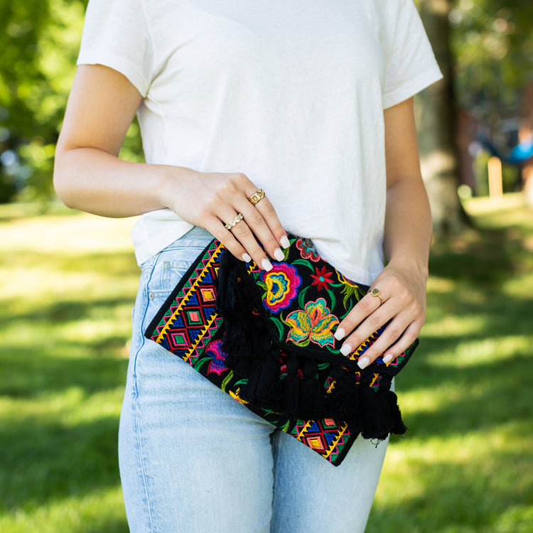 Tassle Fiesta Clutch