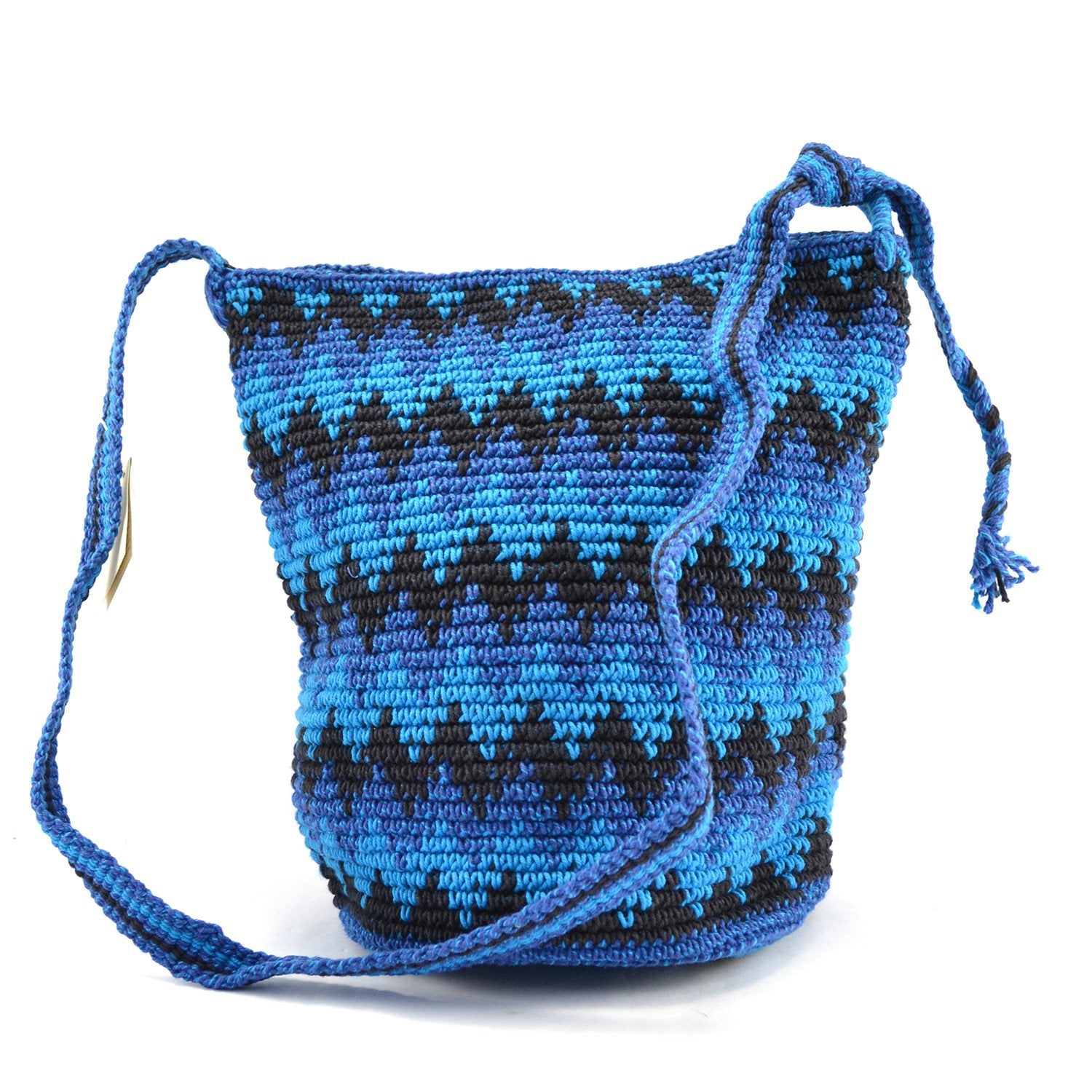 Lucia's World Emporium Fair Trade Handmade Medium Adjustable Nebaj Purse from Guatemala