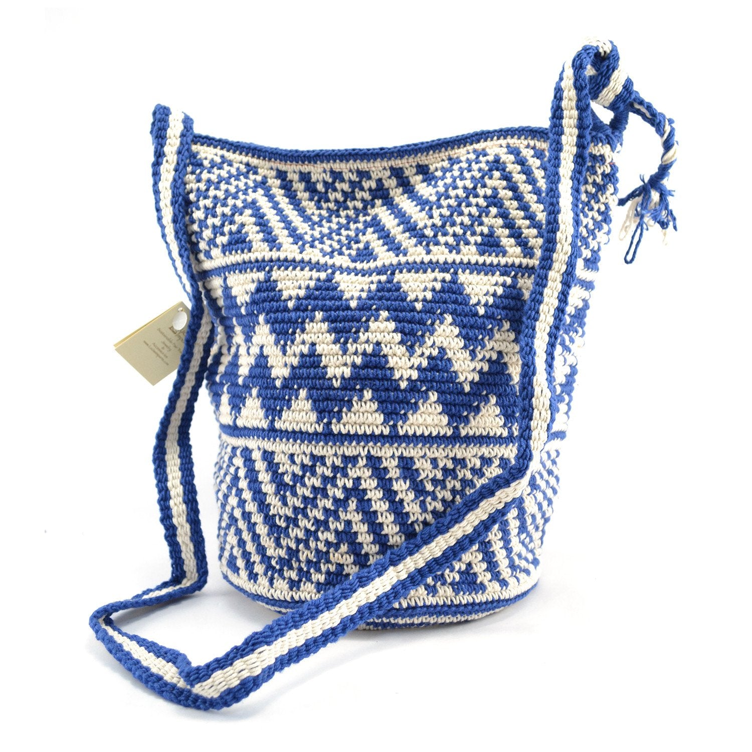 Lucia's World Emporium Fair Trade Handmade Medium Adjustable Nebaj Purse from Guatemala
