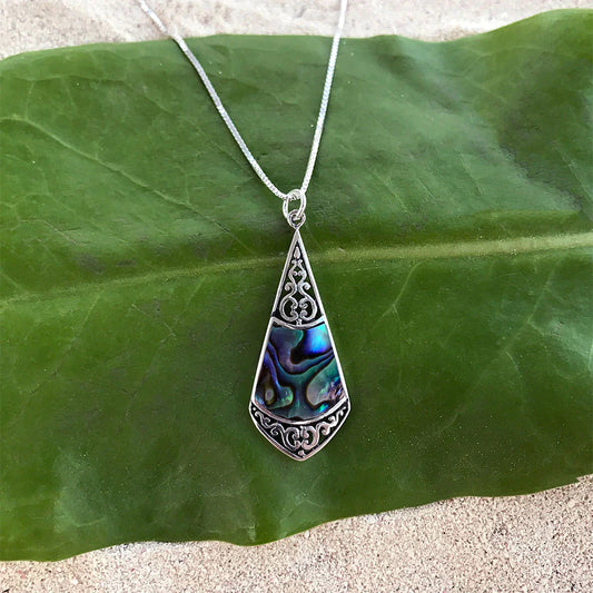 Abalone Filigree Necklace