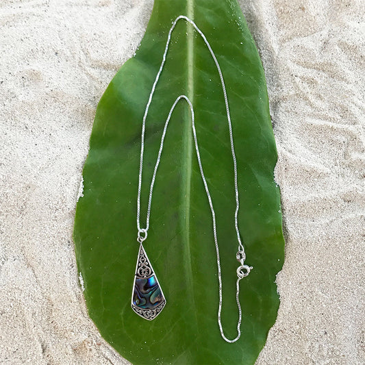 Abalone Filigree Necklace