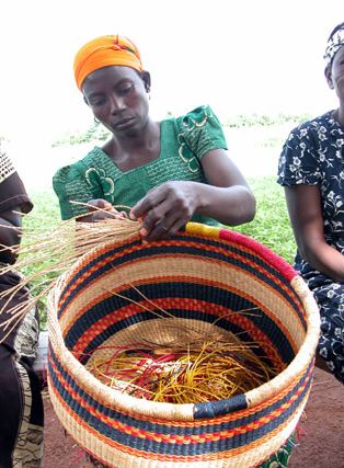 Bolga African Market Shopper Basket