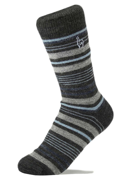 Alpaca Socks - Stripe - Azul